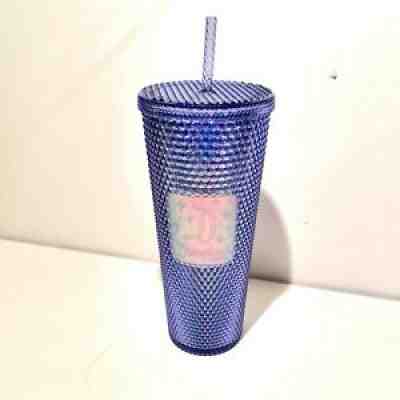 Disneland 50th Anniversary Starbucks Geometric Blue Tumbler - Sold on eBay Mar 09, 2022 for $89.95