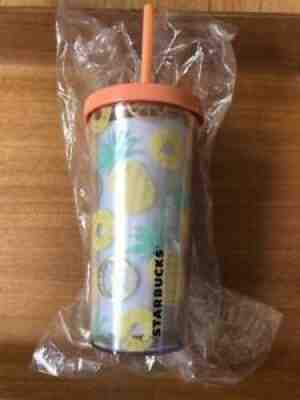 NEW! Cute! STARBUCKS JAPAN 2018 Tumbler Cold Cup Pineapple JAPAN 355ml - Sold on eBay Mar 30, 2022 for $88.99