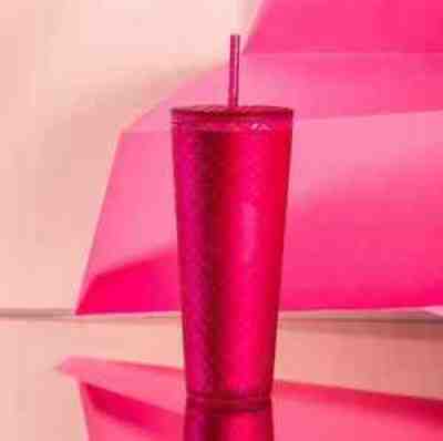 Starbucks Mexico 2022 Jeweled Hot Pink Tumbler 24 oz NEW Release - Sold on eBay Mar 29, 2022 for $88.88