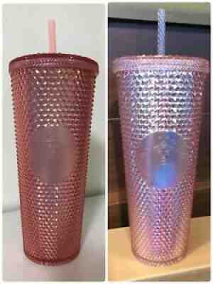 2 Starbucks tumbler rose gold flamingo bling studded 24 oz cold cup bag Thailand - Sold on eBay Apr 10, 2022 for $179.99