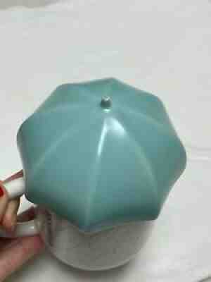 HTF! Starbucks Green umbrella 12 oz mug - Sold on eBay Apr 10, 2022 for $150.00