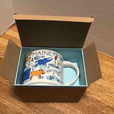 Starbucks Been There Series 14oz Mug MAINE New with Box