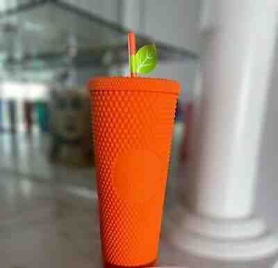 HTF Starbucks Matte Orange Studded cup BNWT - Sold on eBay Apr 19, 2022 for $235.95
