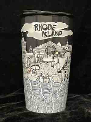 NEW 2017 Starbucks Rhode Island RI Ceramic Tumbler Travel Mug 12oz CoastÂ RARE