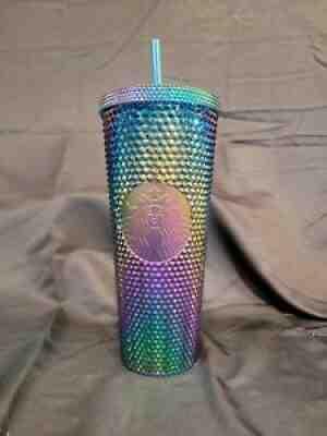 BNWT Starbucks Oil Slick Studded Venti Tumbler (Indonesia) - Sold on eBay Apr 18, 2022 for $175.00