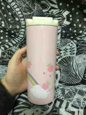 New 2019 Starbucks 12oz Strawberry Raccoon Thermos Stainless Steel Cup IN Stock - Sold on eBay Apr 11, 2022 for $164.99