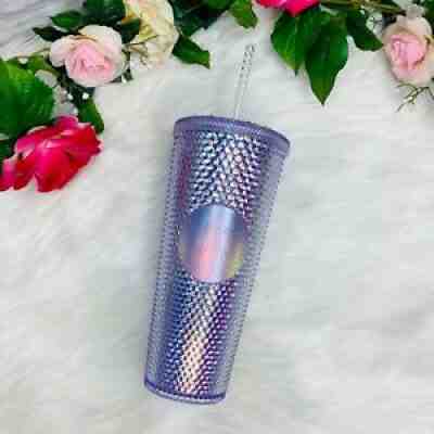 Starbucks 2018 RARE Unicorn Studded Iridescent 24oz Tumbler Cup Straw Pre-owned - Sold on eBay Apr 15, 2022 for $150.00