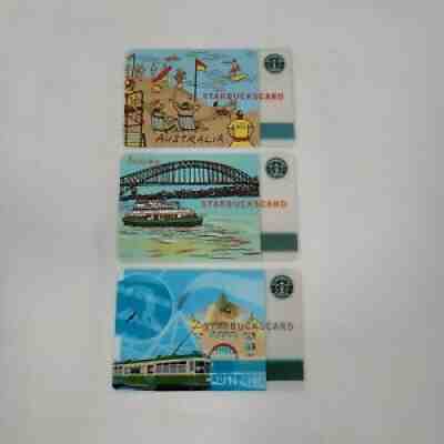 Starbucks Card Australia 2005 Summer Beach, Sydney Harbor, Melbourne LotOf3 MINT - Sold on eBay Apr 24, 2022 for $149.95