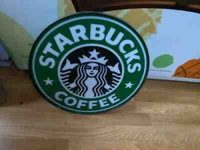 Genuine Starbucks Siren Sign 18â? - Sold on eBay Apr 12, 2022 for $135.25