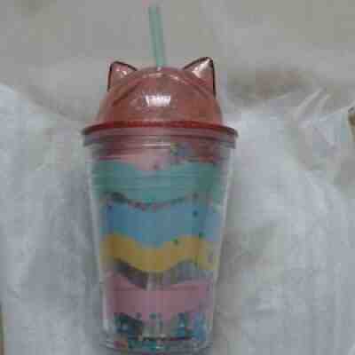 Starbucks Tumbler Cat Lid Shape Dome Glitter 355ml 2019 Summer Pineapple 2 set