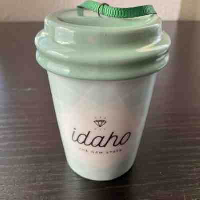 RARE HTF Starbuckâ??s Mini Ornament Idaho The Gem State 2017 Mint Green Mug Cup - Sold on eBay Mar 31, 2022 for $17.99