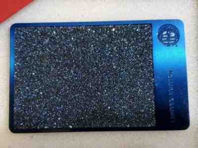 Starbucks Swarovski Gift Card Super Rare Sapphire Metal - Sold on eBay May 12, 2022 for $1,000.00