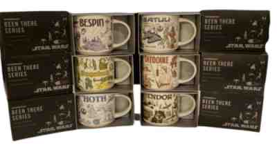 Starbucks STAR WARS Collection 2020 & 2021 Been There Series Mug Set Of 6 Rare - Sold on eBay May 03, 2022 for $550.00