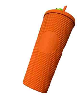 HTF Starbucks Matte Orange Studded cup BNWT - Sold on eBay May 09, 2022 for $231.71