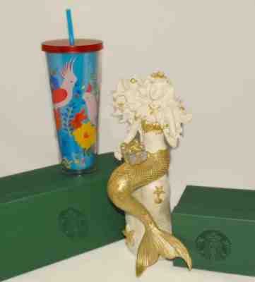 STARBUCKS - Colorful COCKATIEL Bird & Floral Venti COLD CUP *NEW *RARE! *HTF! - Sold on eBay May 11, 2022 for $229.99