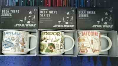 NEW Star Wars Starbucks Been There Series 2021 COMPLETE SET Batuu Endor Tatooine - Sold on eBay May 07, 2022 for $214.99
