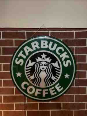 STARBUCKS STORE SIGN - ORIGINAL 24" round - Sold on eBay Apr 29, 2022 for $199.99