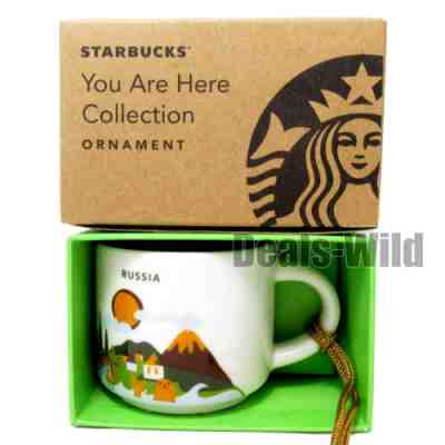 Starbucks Russia You Are Here YAH Series 2 oz Espresso Cup Mug Ornament 2019