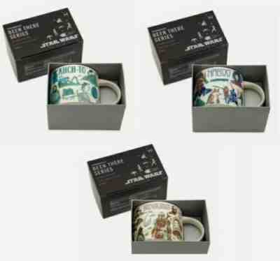 Disney 2022 Star Wars Starbucks Been There Mugs set of 3 Naboo, Ahch-To, Nevarro - Sold on eBay May 08, 2022 for $185.00