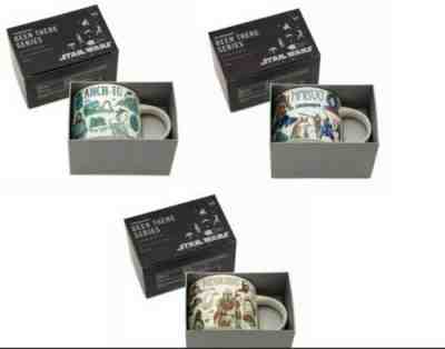 Disney 2022 Star Wars Starbucks Mugs set of 3 Naboo, Ahch-To, Nevarro PRESALE - Sold on eBay May 09, 2022 for $180.00