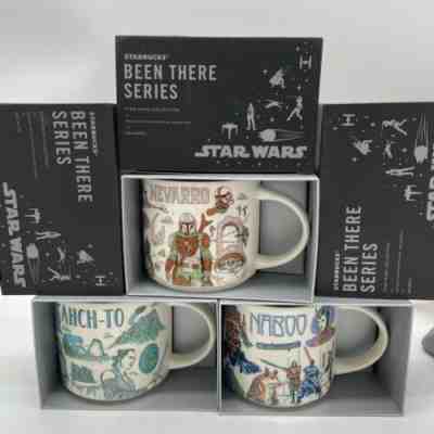 Disney Star Wars Starbucks Been There Mugs set of 3 Naboo, Ahch-To, Nevarro new! - Sold on eBay May 15, 2022 for $180.00