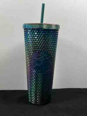 BNWT Starbucks Oil Slick Studded Venti Tumbler - Sold on eBay May 02, 2022 for $175.00