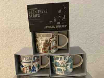 Disney 2022 Star Wars Starbucks Been There Mugs Set of 3 Naboo, Ahch-To, Nevarro - Sold on eBay May 08, 2022 for $170.00