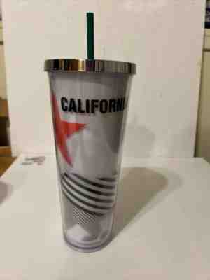 Starbucks 2014 California Bear Red Star Tumbler Venti Acrylic Cold Cup Rare - Sold on eBay May 20, 2022 for $200.00