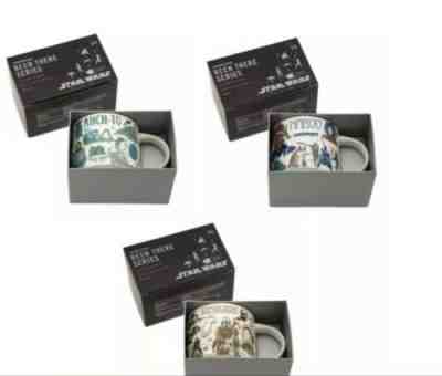 Disney 2022 Star Wars Starbucks Been There Mugs set of 3 Naboo, Ahch-To, Nevarro - Sold on eBay May 05, 2022 for $165.00