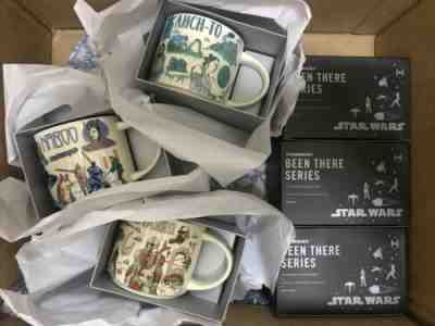 Star Wars Starbucks Been There Mugs set of 3 Ahch-To, Nevarro  Naboo new Disney - Sold on eBay May 13, 2022 for $165.00