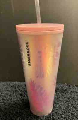 Starbucks Pink Holographic Iridescent Pine Cone 2019 Holiday Cup Tumbler 24oz - Sold on eBay May 24, 2022 for $270.00