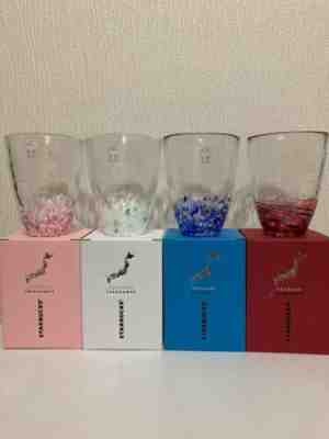 Starbucks Japan Vidro glass Aomori Tsugaru JIMOTO series 4pcs set limited 266ml - Sold on eBay Apr 25, 2022 for $250.00