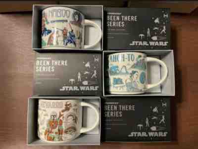 Disney 2022 Star Wars Starbucks Been There Series Mugs Naboo Ahch-To Nevarro - Sold on eBay May 26, 2022 for $180.00
