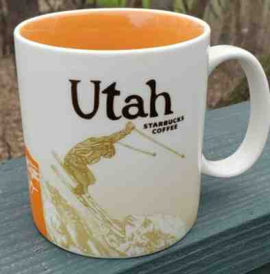 Starbucks Utah Rare w/ Tag Global Icon 2012 Downhill Skier & Arches Ceramic Mug - Sold on eBay May 25, 2022 for $169.99