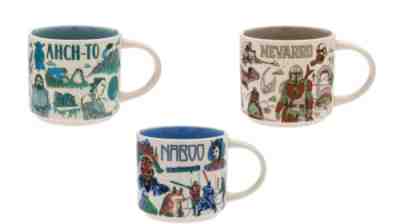 Starbucks Star Wars Mug Set of 3 - Naboo / Ahch-To / Nevarro - Fast Shipping! - Sold on eBay May 31, 2022 for $169.95