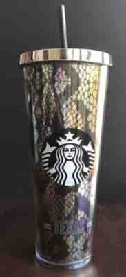 NEW Starbucks 2014 Texas 24OZ Snakeskin Tumbler, RARE, HTF - NIB - Sold on eBay Jun 16, 2022 for $475.00