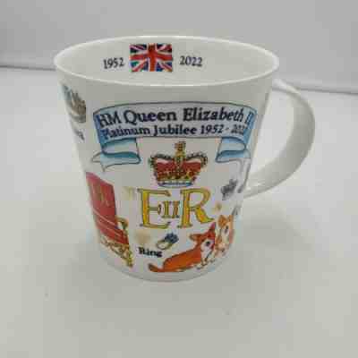Harrods Dunoon Cair Queen Elizabeth Platinum Jubilee Mug Corgi Crown 1952 2022 - Sold on eBay Jun 09, 2022 for $249.99