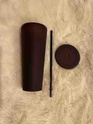 Starbucks Tumbler Cup 24 Oz Halloween 2019 Matte Plum Black Cherry Rare HTF New - Sold on eBay Jun 07, 2022 for $242.50