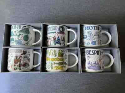 Star Wars Starbucks Been There Mug Set Naboo Ahch-To Nevarro Hoth Dagobah Bespin - Sold on eBay May 30, 2022 for $500.00