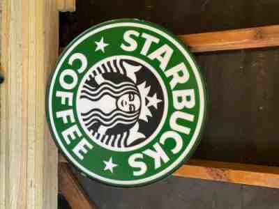 starbucks original sign. Has a couple of dings but still in great condition - Sold on eBay Jun 27, 2022 for $500.00