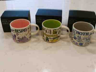 Disney Star Wars Starbucks Been There Mugs set of 3: Hoth, Bespin, Dagobah new - Sold on eBay Jun 19, 2022 for $455.00