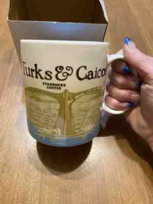 Very Rare 16oz. Turks And Caicos Global Icon Ceramic Starbucks Coffee Mug NIB - Sold on eBay Apr 01, 2022 for $400.00