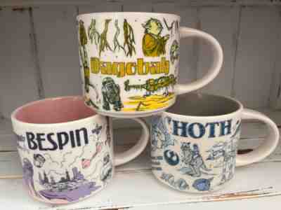 Star Wars HOTH, BESPIN, DAGOBAH Starbucks Coffee Mugs May the 4th 2020 set â?? NEW - Sold on eBay May 07, 2022 for $399.95