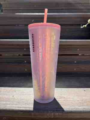 Limited Edition Starbucks Pink Soft Touch Pinecone Tumbler. Xmas 2019 Collection