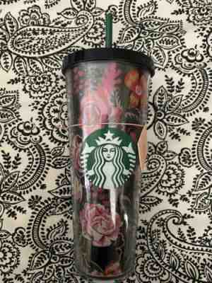 STARBUCKS - ban.dÅ Midnight Floral Tumbler Cold Cup Venti 24oz RARE - Sold on eBay May 21, 2022 for $370.00
