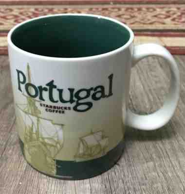 Starbucks Global Icon Mug Portugal v1 HTF Without CROSS on sail of caravels 16oz - Sold on eBay May 07, 2022 for $350.00