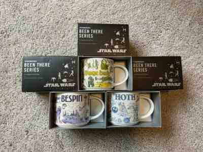 Disney Star Wars Starbucks Been There Mugs set of 3 Hoth, Bespin, Dagobah new - Sold on eBay Apr 11, 2022 for $340.00