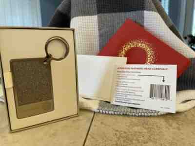 NEW 2015 Starbucks Gift Card Keychain w/Sparkling Silver Swarovski crystals $0 - Sold on eBay May 24, 2022 for $325.00