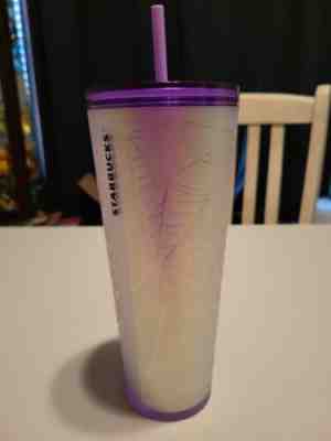 Starbucks Halloween 2021 Purple Frosted Spiderweb Tumbler 24oz Target Exc. - Sold on eBay Jun 12, 2022 for $325.00