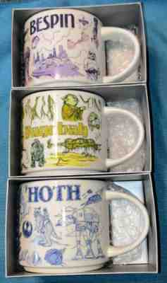 Starbucks Star Wars 2020 Been There Mugs - Set of 3 - Hoth, Bespin, Dagobah - Sold on eBay Apr 17, 2022 for $320.00